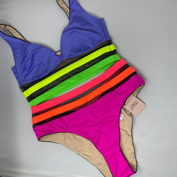 Agent Provocateur Zenaya Multi Bikini Set AP4 Large - Picture 1 of 13